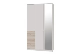 Шкаф для одежды и белья 3-дверный с зеркалом Vendela